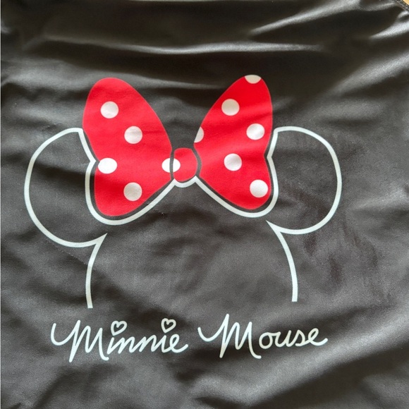 Disney Minnie Mouse One-piece Swimsuit in Black, White, and Red BNWOT Size M - Picture 4 of 7